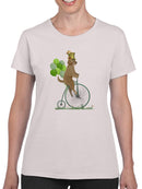 Dog On A Unicycle T-shirt -Fab Funky Designs