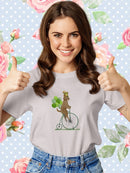 Dog On A Unicycle T-shirt -Fab Funky Designs