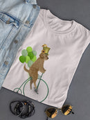 Dog On A Unicycle T-shirt -Fab Funky Designs
