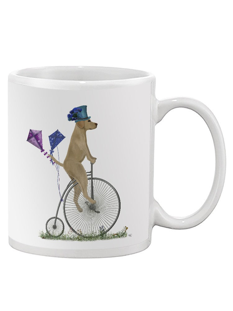 Labrador On A Unicycle Mug -Fab Funky Designs