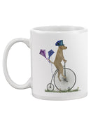 Labrador On A Unicycle Mug -Fab Funky Designs