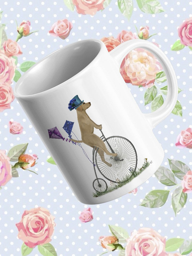 Labrador On A Unicycle Mug -Fab Funky Designs