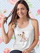 Cute Dog On A Unicycle T-shirt -Fab Funky Designs