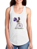 French Bulldog On A Unicycle T-shirt -Fab Funky Designs