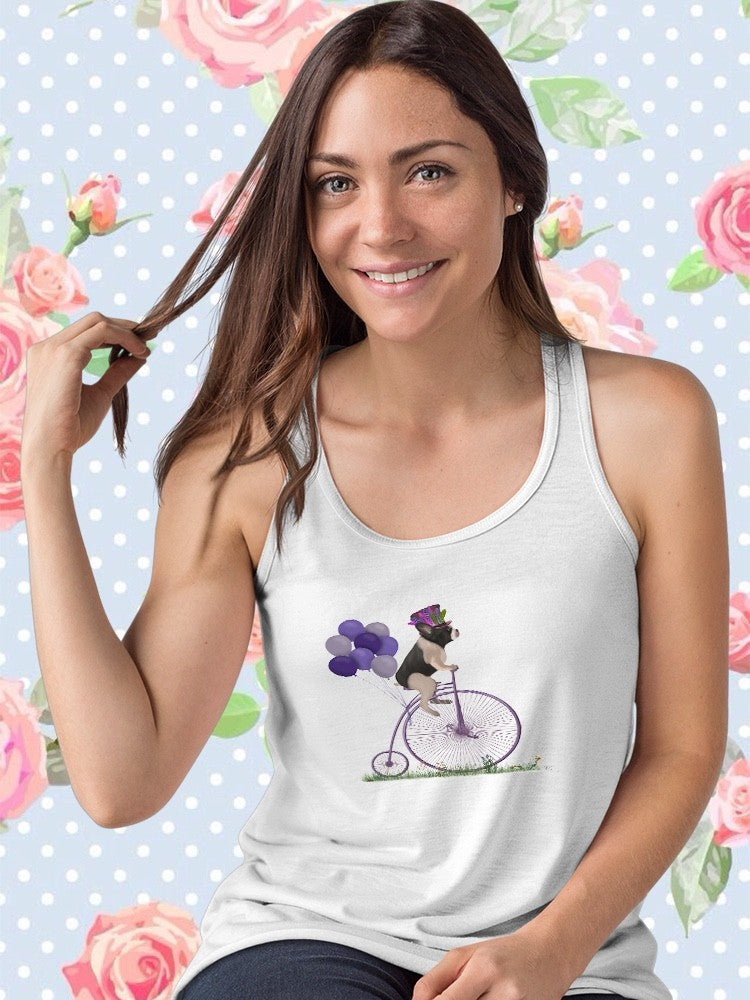 French Bulldog On A Unicycle T-shirt -Fab Funky Designs