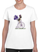 French Bulldog On A Unicycle T-shirt -Fab Funky Designs