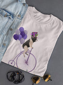 French Bulldog On A Unicycle T-shirt -Fab Funky Designs