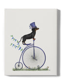 Dachshund Penny Farthing Wall Art -Fab Funky Designs