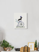 Dachshund Penny Farthing Wall Art -Fab Funky Designs