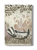 Country Lane Badger 1, Earth Wall Art -Fab Funky Designs