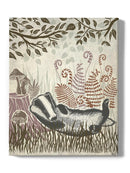 Country Lane Badger 1, Earth Wall Art -Fab Funky Designs