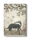 Country Lane Badger 2, Earth Wall Art -Fab Funky Designs