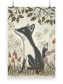 Country Lane Fox 1, Earth Wall Art -Fab Funky Designs