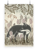 Country Lane Fox 2, Earth Wall Art -Fab Funky Designs