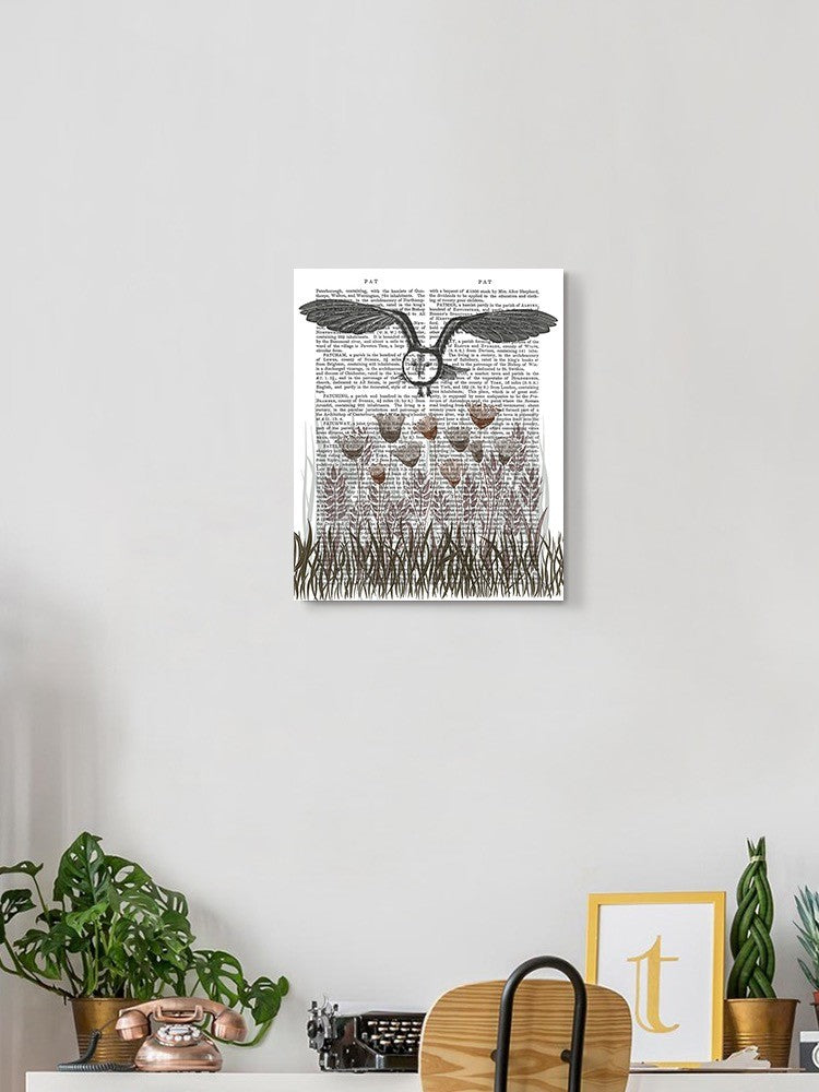 Country Lane Owl 4 Earth Wall Art -Fab Funky Designs