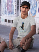 Bernese On Penny Farthing T-shirt -Fab Funky Designs