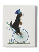 Bernese On Penny Farthing Wall Art -Fab Funky Designs