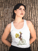 Beagle On Penny Farthing. Racerback Tank -Fab Funky Designs