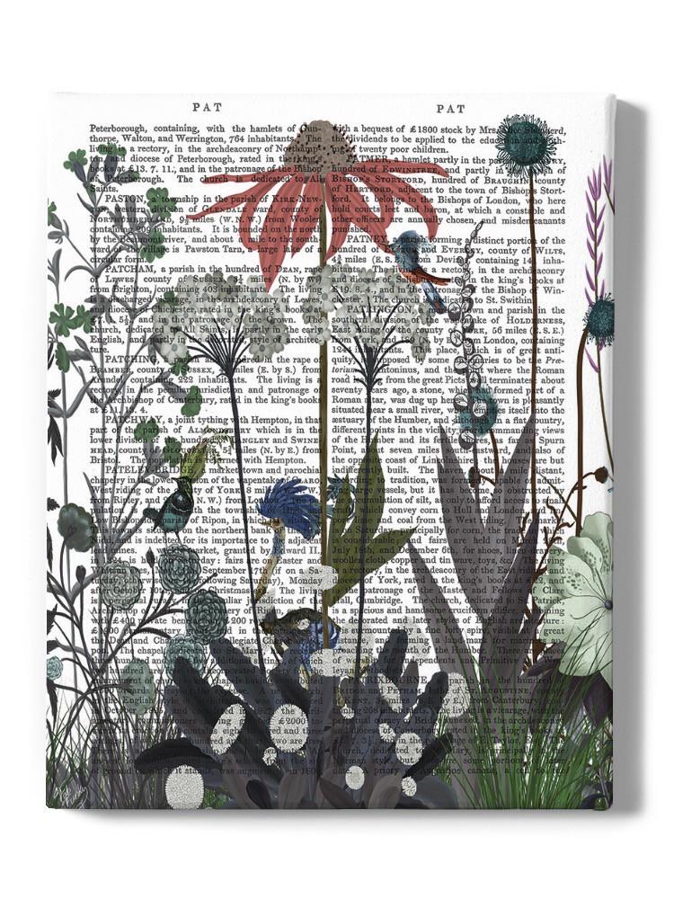 Wildflower Bloom Ostrich Wall Art -Fab Funky Designs