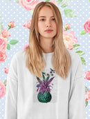 A Tropical Artichoke Sweatshirt -Fab Funky Designs