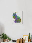 Cat Rainbow Splash 12 Wall Art -Fab Funky Designs