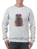 Colorful Badger Sweatshirt -Fab Funky Designs