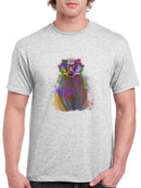 Colorful Badger T-shirt -Fab Funky Designs