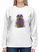 Colorful Badger Sweatshirt -Fab Funky Designs