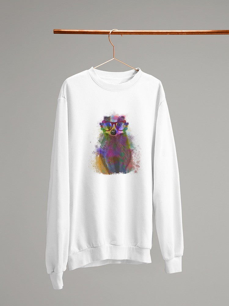 Colorful Badger Sweatshirt -Fab Funky Designs