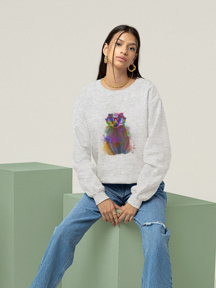 Colorful Badger Sweatshirt -Fab Funky Designs