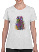 Colorful Badger T-shirt -Fab Funky Designs