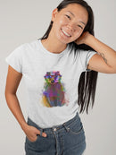 Colorful Badger T-shirt -Fab Funky Designs