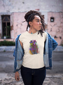 Colorful Badger T-shirt -Fab Funky Designs