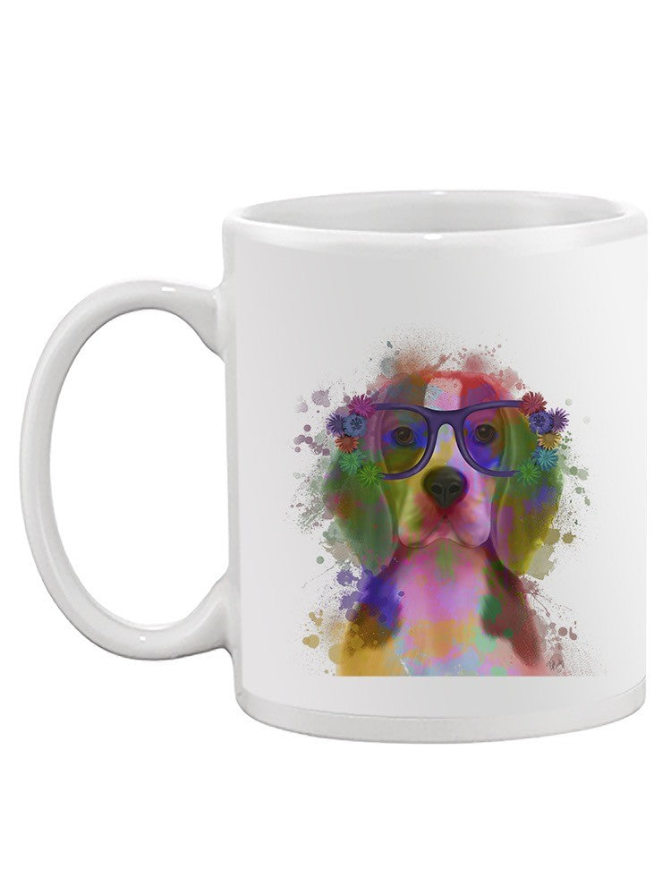 Colorful Beagle Splash Mug -Fab Funky Designs
