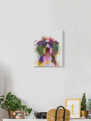 Colorful Beagle Splash Wall Art -Fab Funky Designs