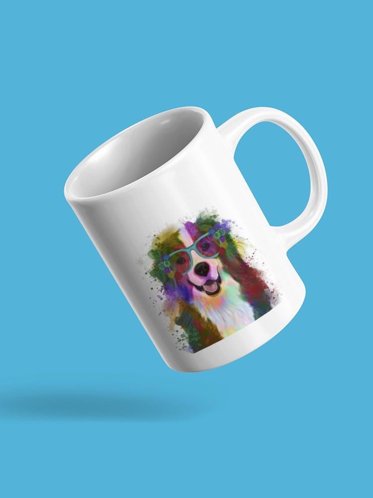 Bernese Rainbow Splash Mug -Fab Funky Designs