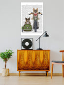 Corgi Chopper And Sidecar Wall Art -Fab Funky Designs