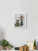 Corgi Chopper And Sidecar Wall Art -Fab Funky Designs