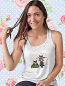 Corgi Chopper And Sidecar T-shirt -Fab Funky Designs