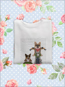 Corgi Chopper And Sidecar Sweatshirt -Fab Funky Designs