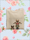 Corgi Chopper And Sidecar Sweatshirt -Fab Funky Designs