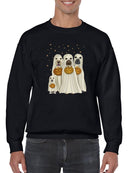 Trick Or Treat Dogs Sweatshirt -Fab Funky Designs