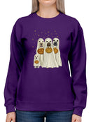 Trick Or Treat Dogs Sweatshirt -Fab Funky Designs
