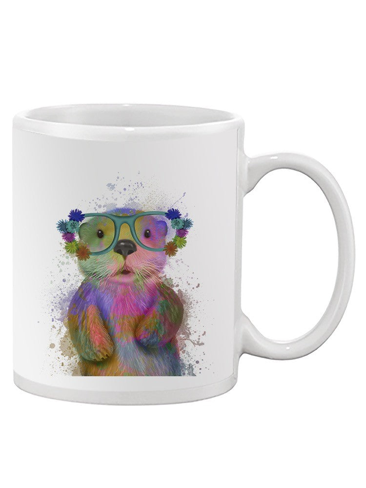 Colorful Otter Mug -Fab Funky Designs