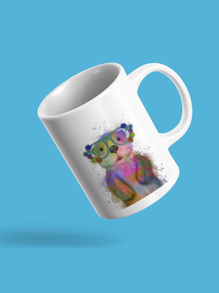 Colorful Otter Mug -Fab Funky Designs