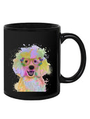 Poodle Rainbow Splash Mug -Fab Funky Designs