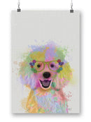 Poodle Rainbow Splash Wall Art -Fab Funky Designs