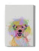 Poodle Rainbow Splash Wall Art -Fab Funky Designs