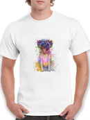 Colorful Pug Splash Art T-shirt -Fab Funky Designs