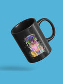 Colorful Pug Splash Art Mug -Fab Funky Designs